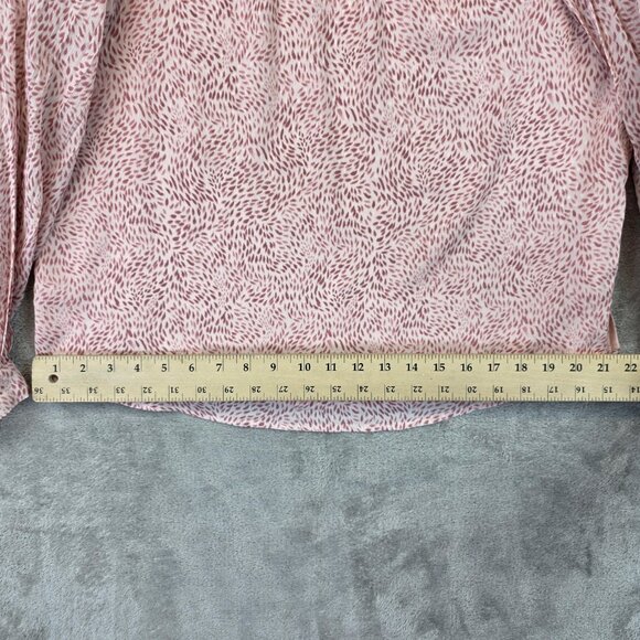 Vince Camuto Blouse Womens Medium Daisy Daze Long Sleeve Boho Top NWT - Picture 7 of 12